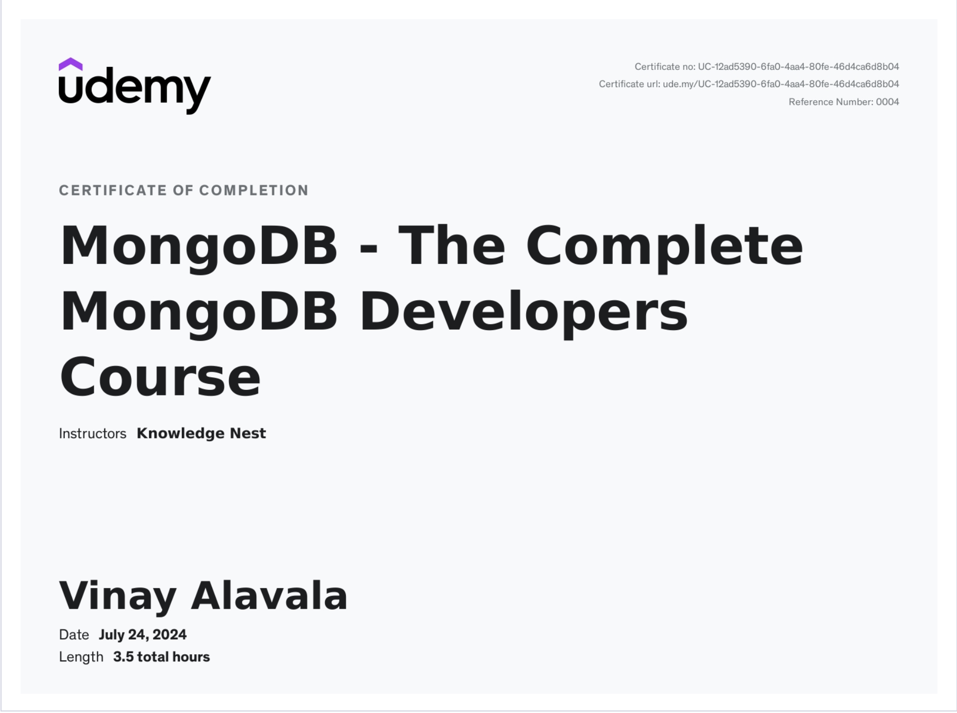 MongoDB