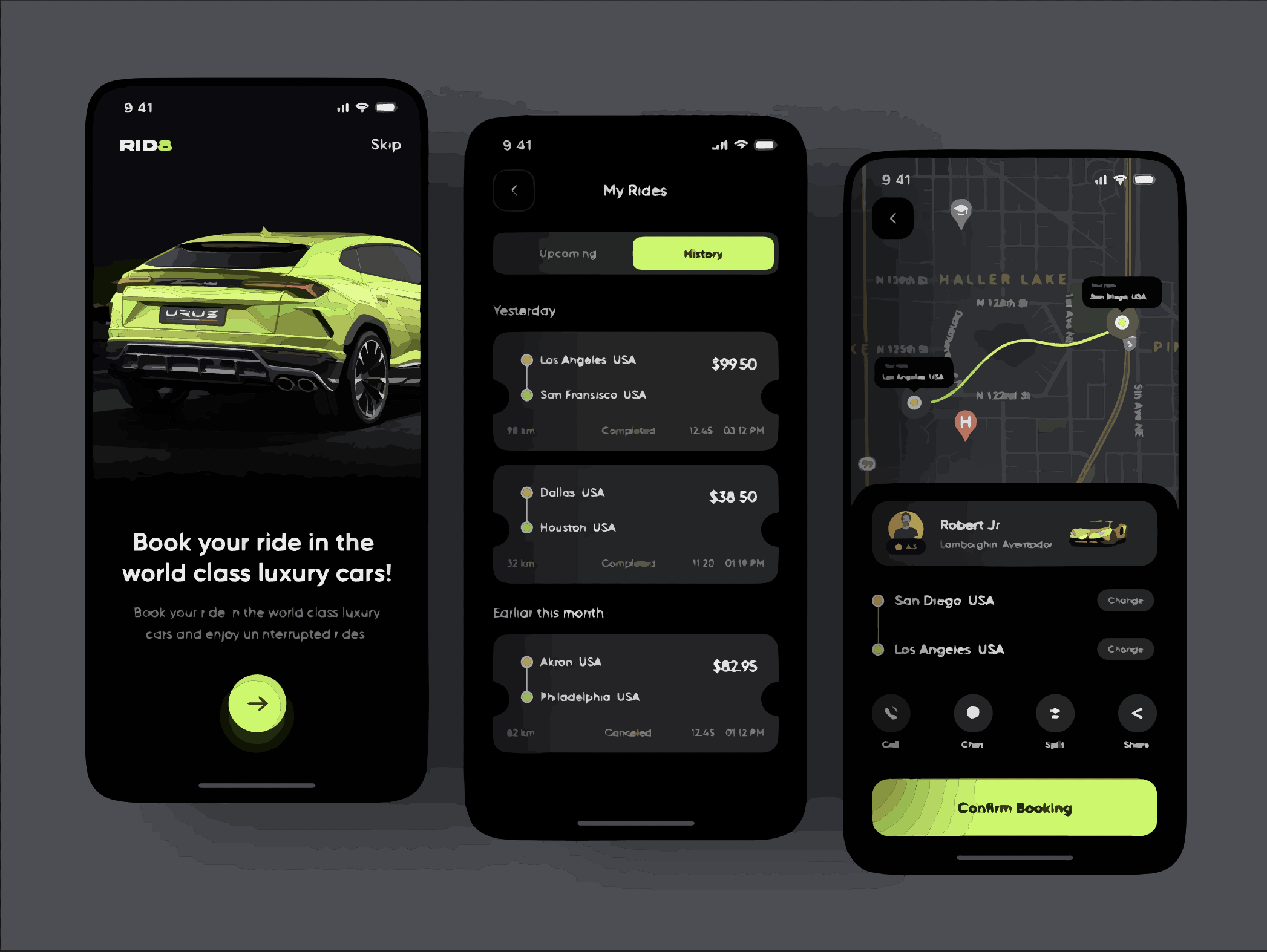 Ride booking Application